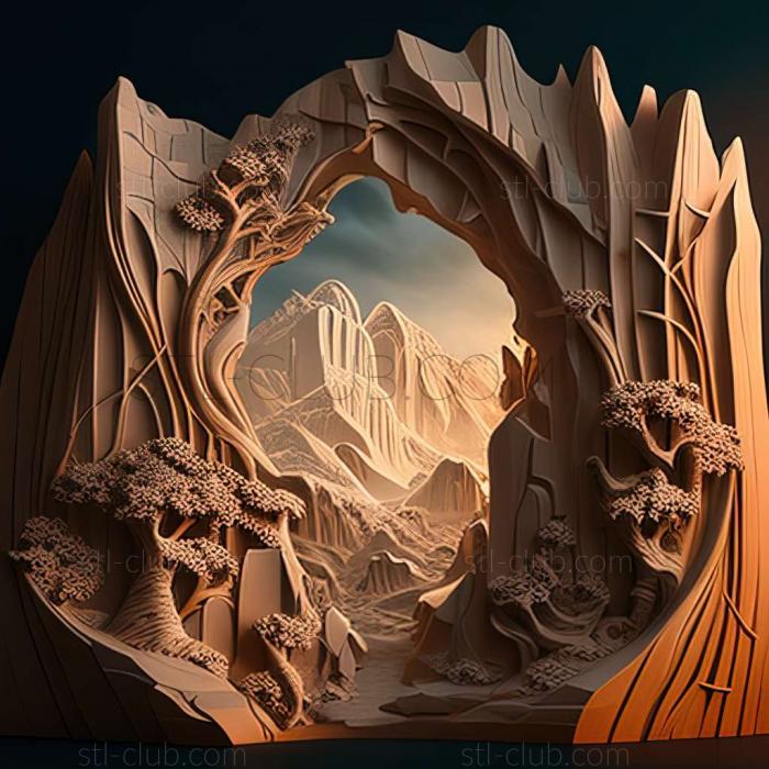 3D model matte painting (STL)